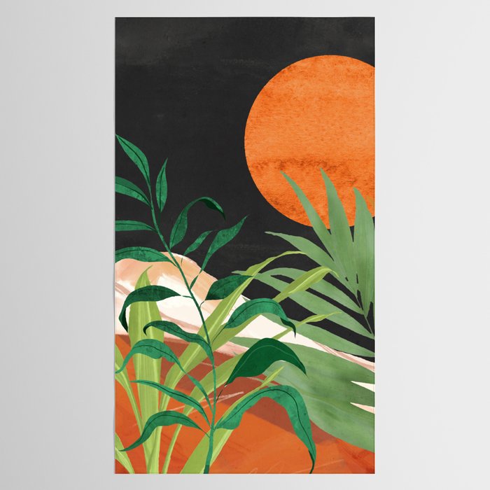 Abstract Art Tropical Garden 18 Tablecloth Gallery Image 2