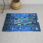 Gustav Klimt Stoclet Frieze, Blue Rug Gallery Image 1