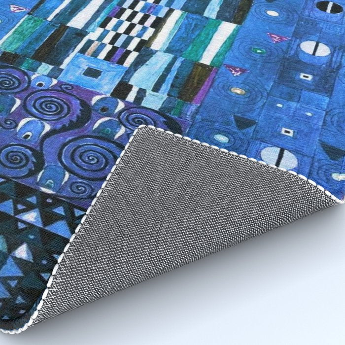 Gustav Klimt Stoclet Frieze, Blue Rug Gallery Image 4