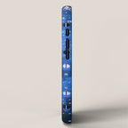 Gustav Klimt Stoclet Frieze, Blue iPhone Case Gallery Image 2