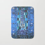 Gustav Klimt Stoclet Frieze, Blue Bath Mat Gallery Image 1