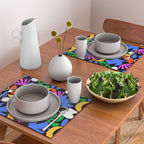 Colorful abstract organic shape art pattern  Placemat Gallery Image 2