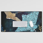 Metallic Stingray II Desk Mat Gallery Image 1