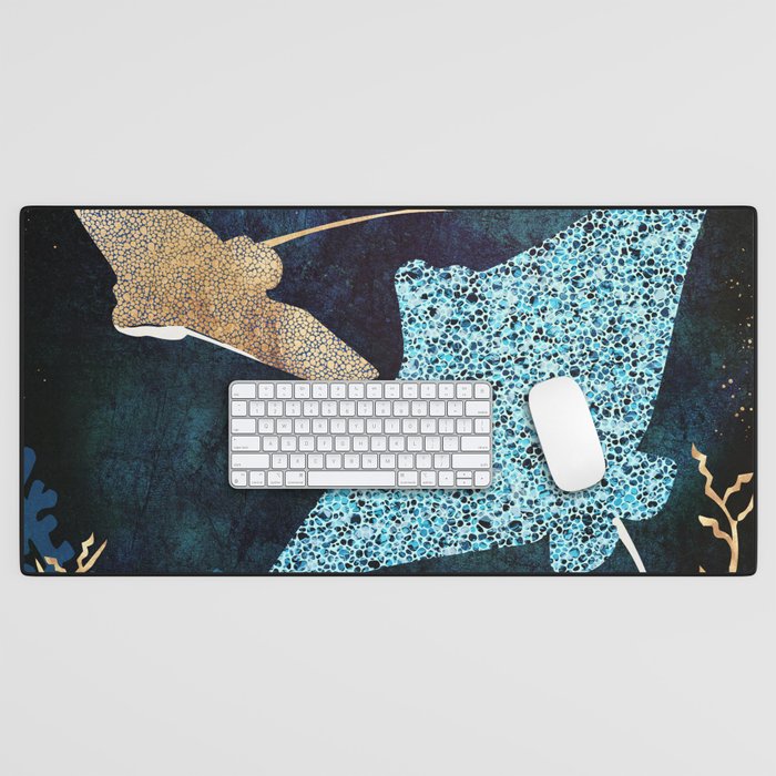 Metallic Stingray II Desk Mat Gallery Image 1