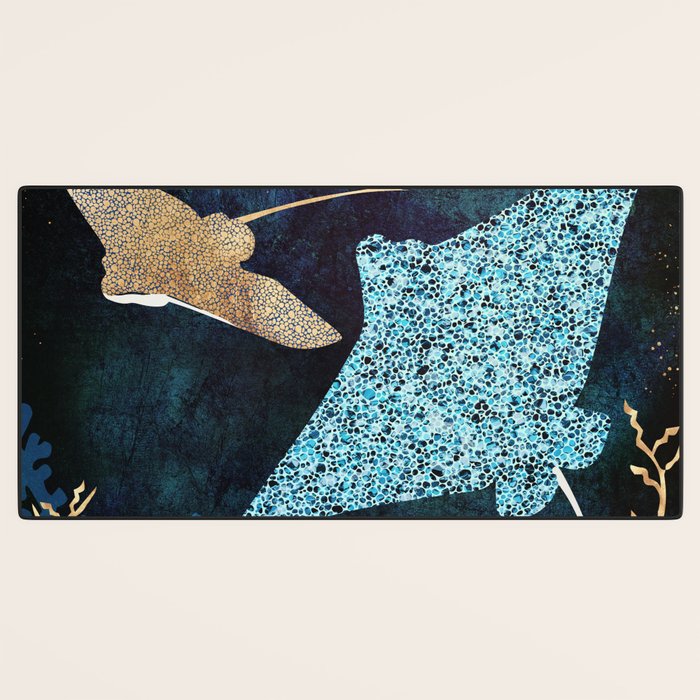 Metallic Stingray II Desk Mat Gallery Image 3