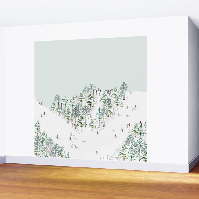 SKI Wall Mural Gallery Image 2