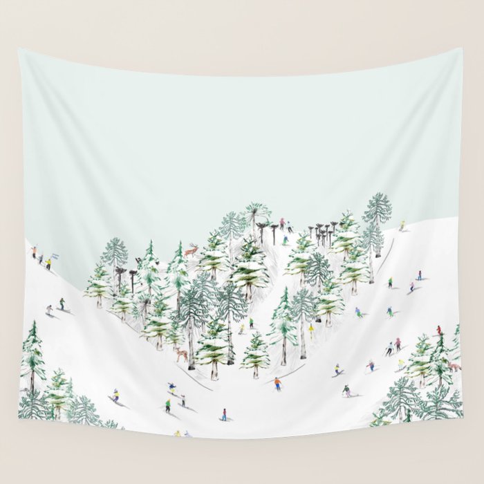 SKI Wall Tapestry Gallery Image 4