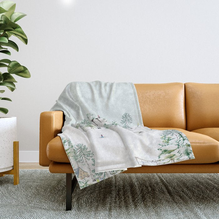 SKI Throw Blanket Gallery Image 1