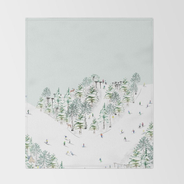 SKI Throw Blanket Gallery Image 2