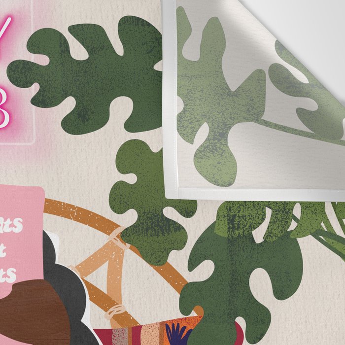 Homebody Woman Wall Tapestry Gallery Image 3