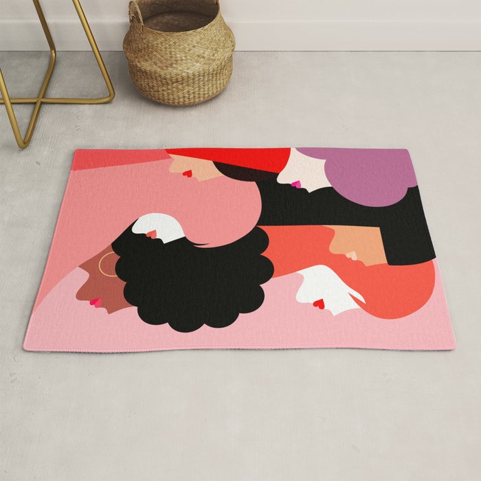 Girl Power we persist  #girlpower Rug Gallery Image 1