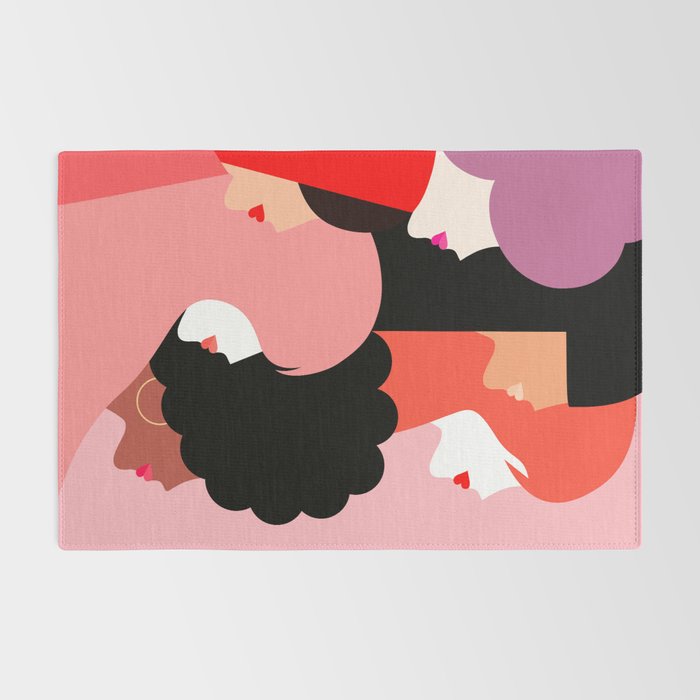 Girl Power we persist  #girlpower Rug Gallery Image 2