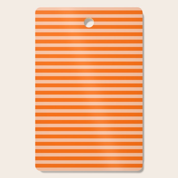 Striped 2 Orange Cutting Board Gallery Image 1