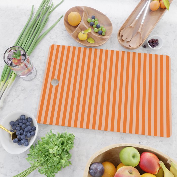 Striped 2 Orange Cutting Board Gallery Image 2