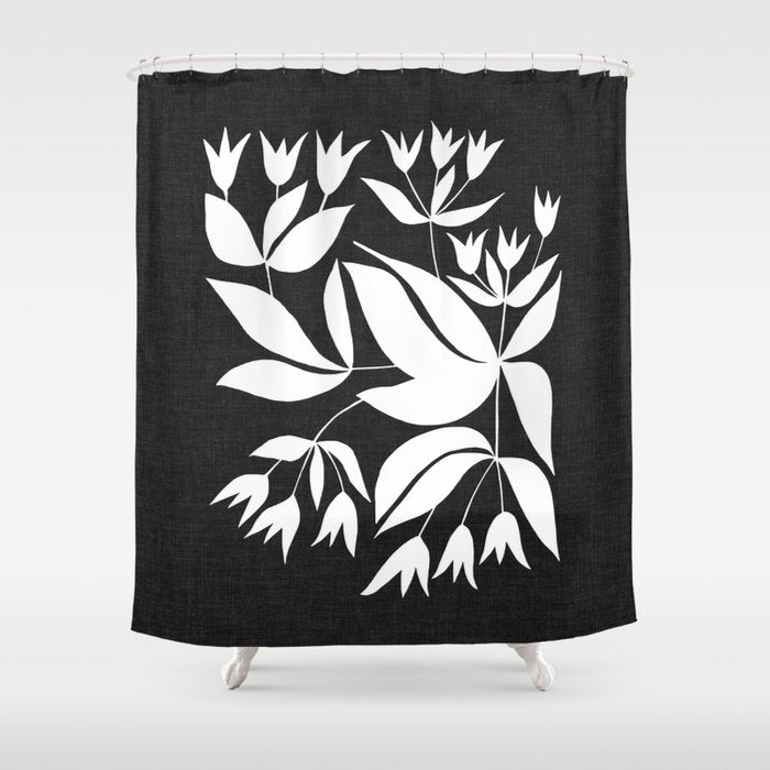 Vining Bell Flower ii Shower Curtain Gallery Image 1