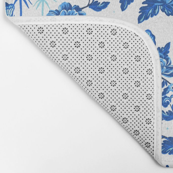 Chinoiserie Monkey Umbrella Pagodas Bath Mat Gallery Image 2