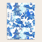 Chinoiserie Monkey Umbrella Pagodas Notebook Gallery Image 4