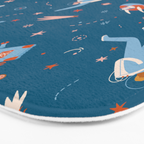 Space adventure Bath Mat Gallery Image 3