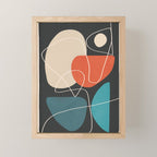 Minimal Colorful Abstract Shapes 12 Mini Art Print Gallery Image 1