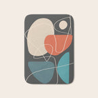 Minimal Colorful Abstract Shapes 12 Bath Mat Gallery Image 1