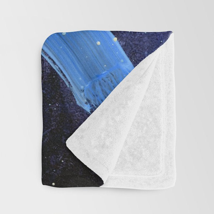 Blue Explosion Throw Blanket Gallery Image 3