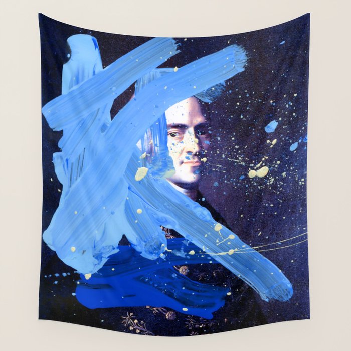 Blue Explosion Wall Tapestry Gallery Image 4