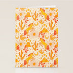 Desert Unicorn - yellow and red-orange Stationery Card Gallery Image 2