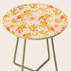 Desert Unicorn - yellow and red-orange Side Table Gallery Image 2