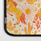 Desert Unicorn - yellow and red-orange Laptop Sleeve Gallery Image 3