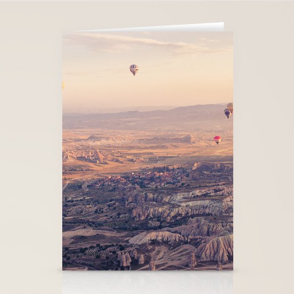 Sunrise Hot Air Balloon Flight Stationery Card Gallery Image 2