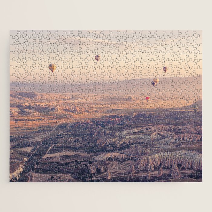 Sunrise Hot Air Balloon Flight Jigsaw Puzzle Gallery Image 1