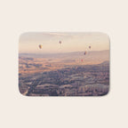Sunrise Hot Air Balloon Flight Bath Mat Gallery Image 1