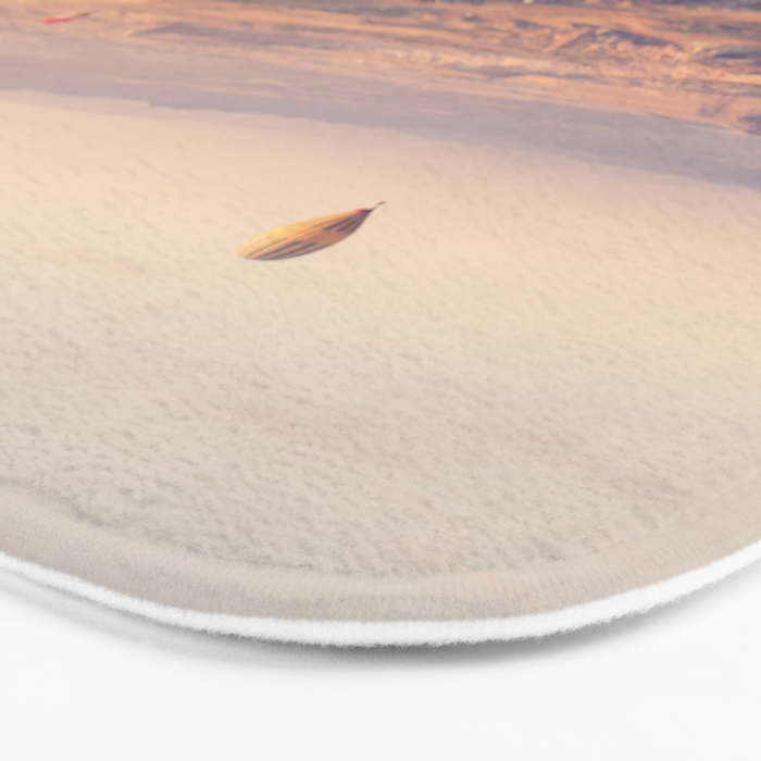 Sunrise Hot Air Balloon Flight Bath Mat Gallery Image 3