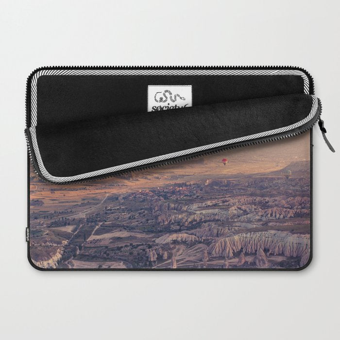 Sunrise Hot Air Balloon Flight Laptop Sleeve Gallery Image 2