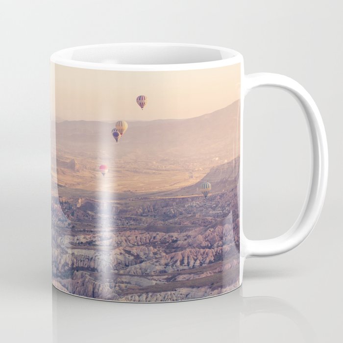 Sunrise Hot Air Balloon Flight Coffee Mug Gallery Image 1