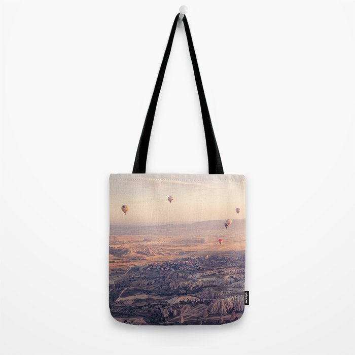 Sunrise Hot Air Balloon Flight Tote Bag Gallery Image 2