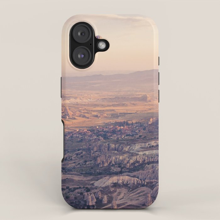 Sunrise Hot Air Balloon Flight iPhone Case Gallery Image 1