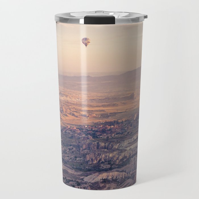 Sunrise Hot Air Balloon Flight Travel Mug Gallery Image 1