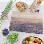 Sunrise Hot Air Balloon Flight Cutting Board Gallery Image 2