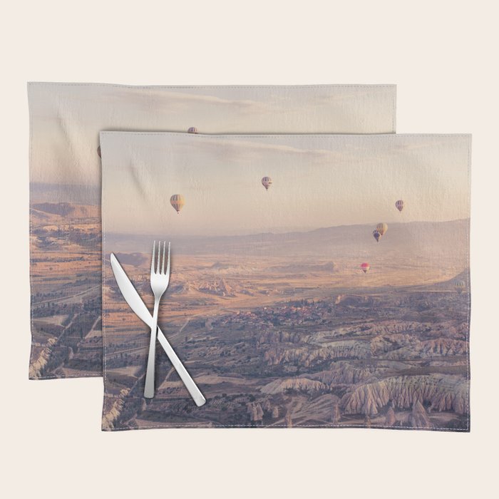 Sunrise Hot Air Balloon Flight Placemat Gallery Image 1