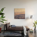 Sunrise Hot Air Balloon Flight Wood Wall Art Gallery Image 2