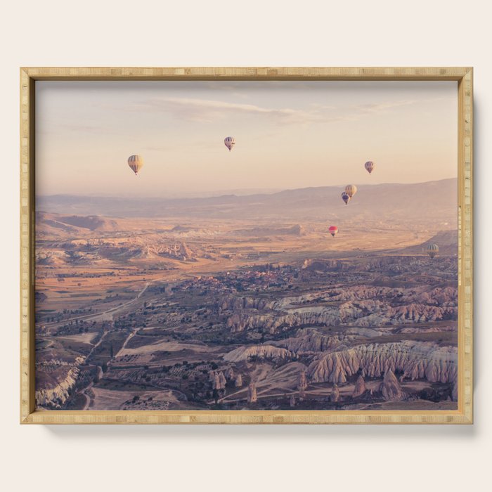 Sunrise Hot Air Balloon Flight Serving Tray Gallery Image 1