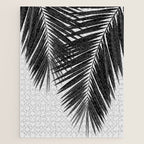 Palm Leaf Black & White II Jigsaw Puzzle Gallery Image 1