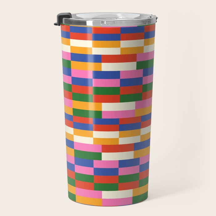 Colorful Bricks Travel Mug Gallery Image 3