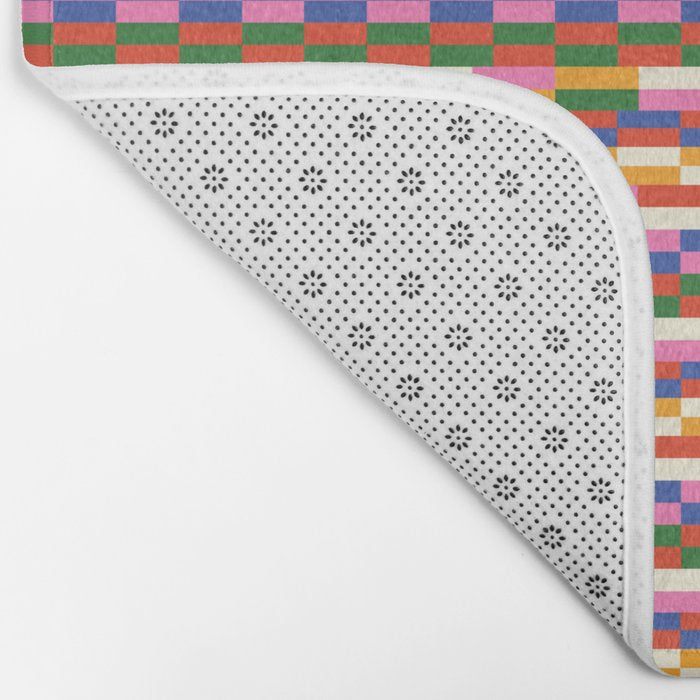 Colorful Bricks Bath Mat Gallery Image 2