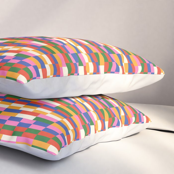 Colorful Bricks Pillow Sham Gallery Image 3
