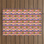 Colorful Bricks Outdoor Rug Gallery Image 1