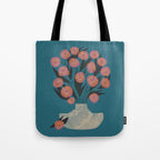 Bouquet Still Life Tote Bag Gallery Image 1
