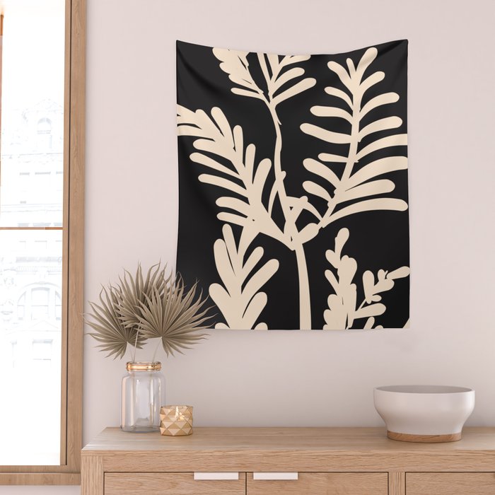 Abstract Minimal -Plant 6/2 Wall Tapestry Gallery Image 2