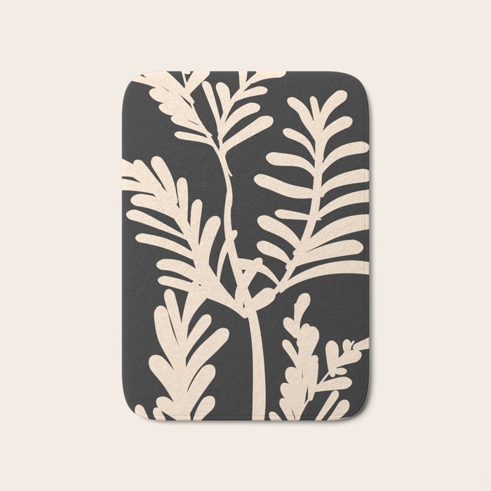 Abstract Minimal -Plant 6/2 Bath Mat Gallery Image 1